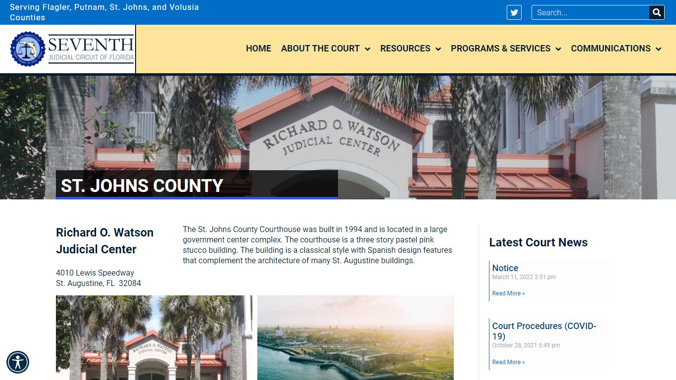 St. Johns County – Seventh Judicial Circuit Court of Florida